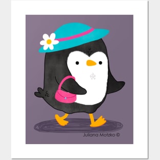 Daisy Penguin Posters and Art